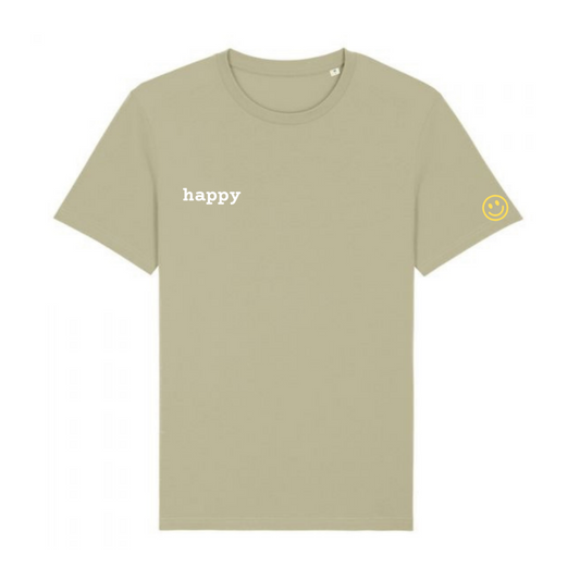 The 'Elise' Happy Tee in Avocado (Unisex)