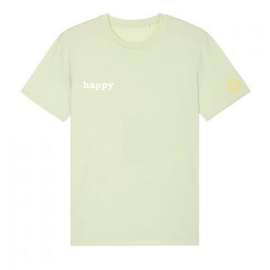 The 'Amy' Happy Tee in Mint (Unisex)