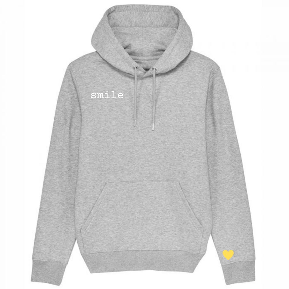 'Smile' GREY Hoodie