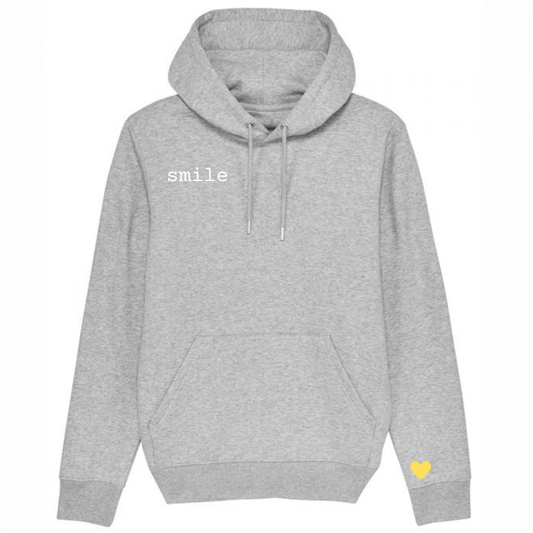 'Smile' GREY Hoodie