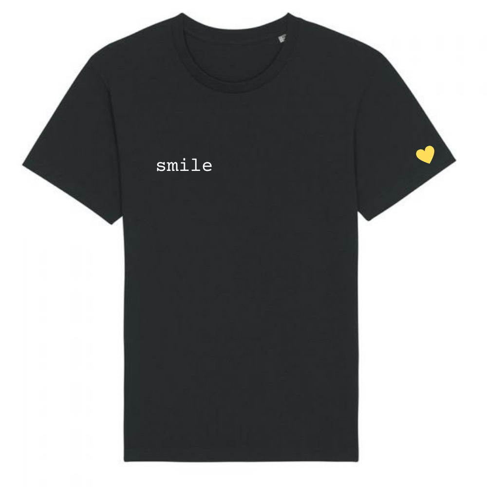 'Smile' & 'You Are You' BLACK Unisex Tee