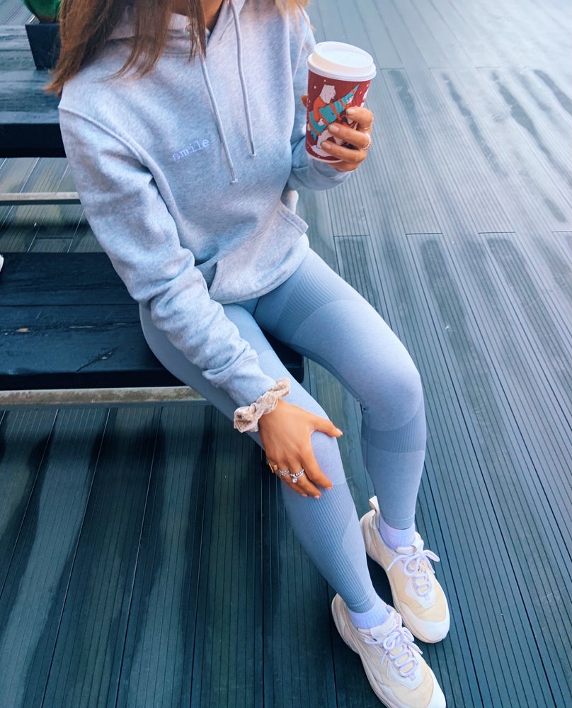 'Smile' GREY Hoodie